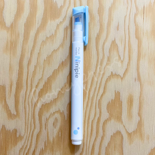 Ninipie Dual Tip Highlighter - Light Blue/Blue