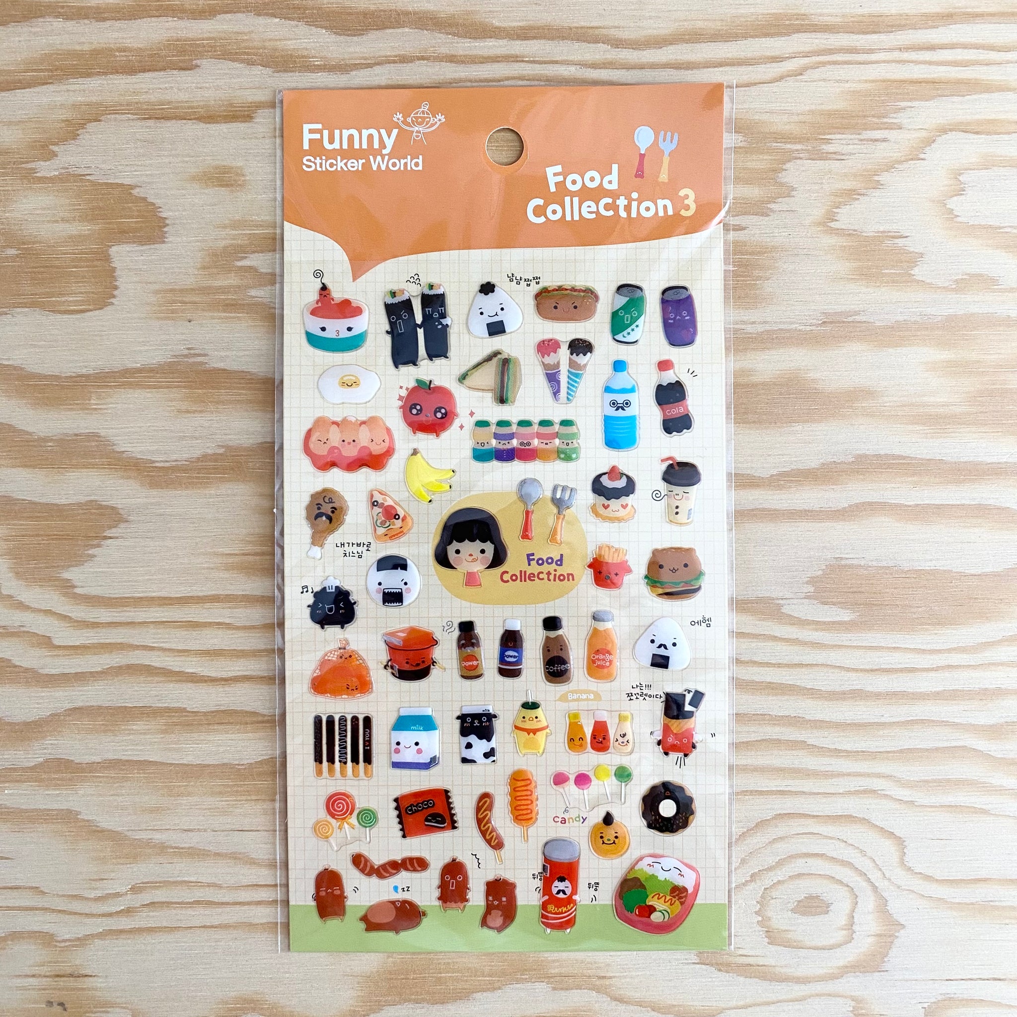 Food Collection Sticker Sheet