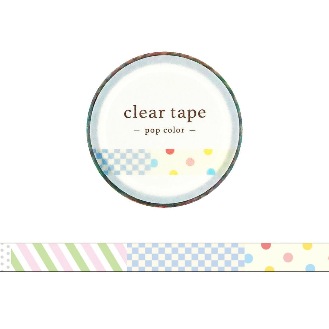 Pop Color Series - Pattern Clear Tape