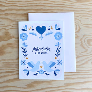 Otomi Felicidades - Spanish Wedding Greeting Card