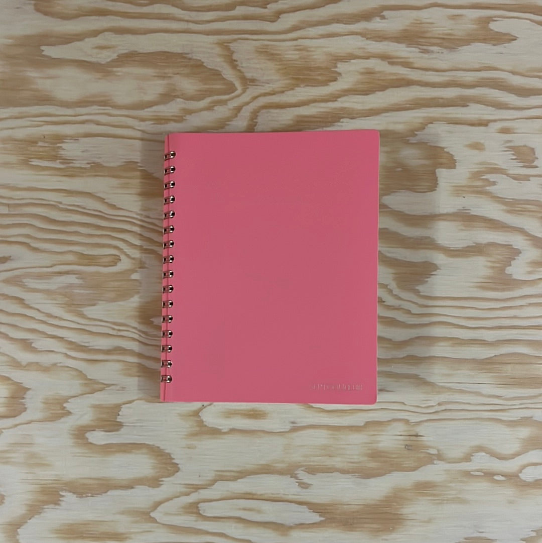 Septcouleur Labo Limited Edition A6 Notebook - Coral Pink