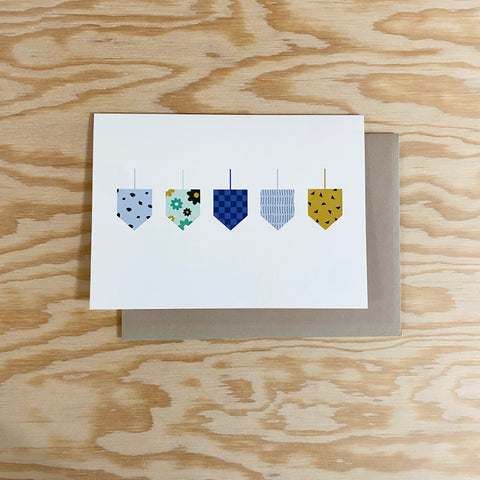 Dreidel Design - Hanukkah Card