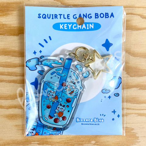 Squirtle Gang Boba 2.5" Keychain
