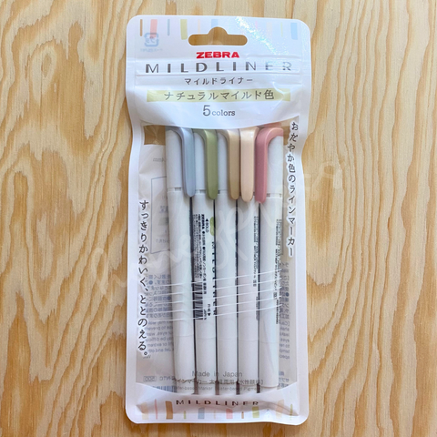 Mildliner 5 Color Set - Natural