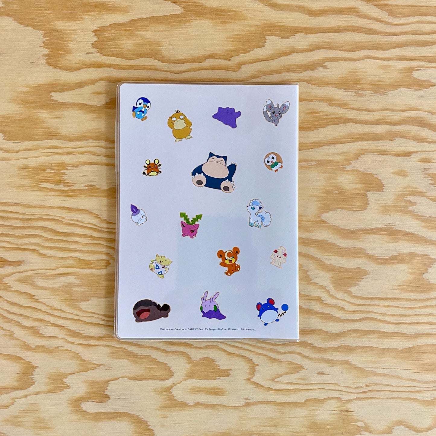 2025 Pokemon B6 Schedule Book - Full of Pokemon