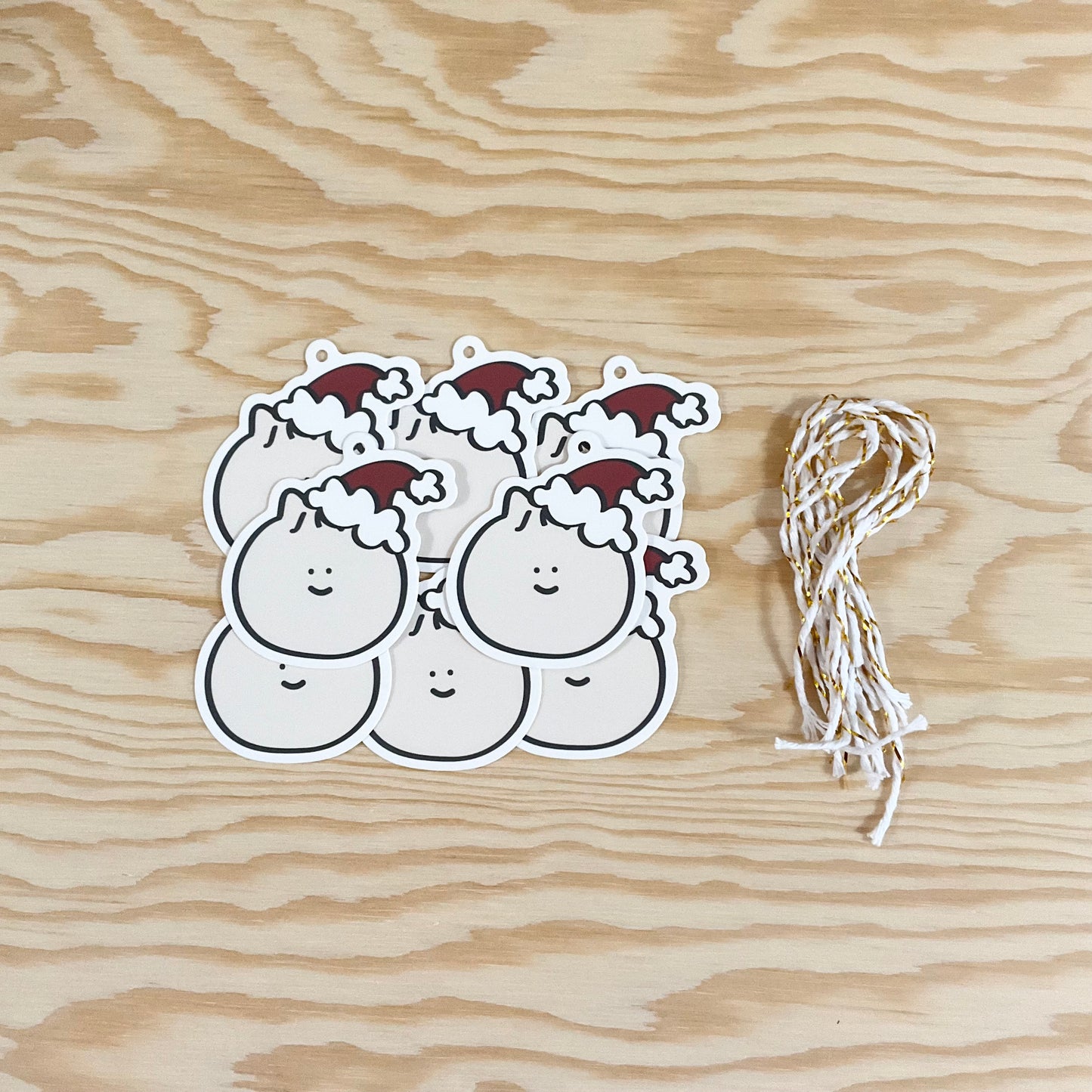 Bao Dumpling Holiday Gift Tags