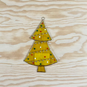 Capiz Christmas Tree Ornament