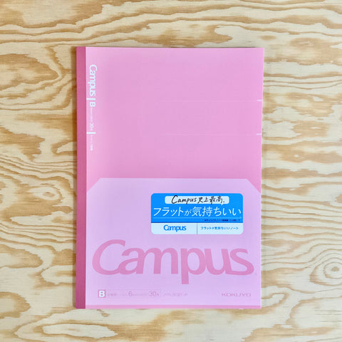 Campus Lined Semi-B5 Notebook - Sakura