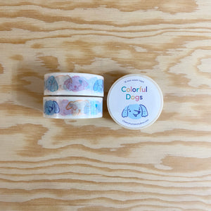 Colorful Dogs Washi Tape