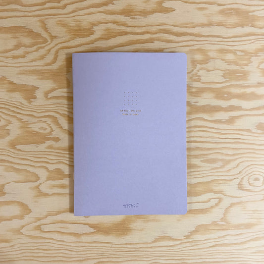 Soft Color Dot Grid A5 Notebook - Purple