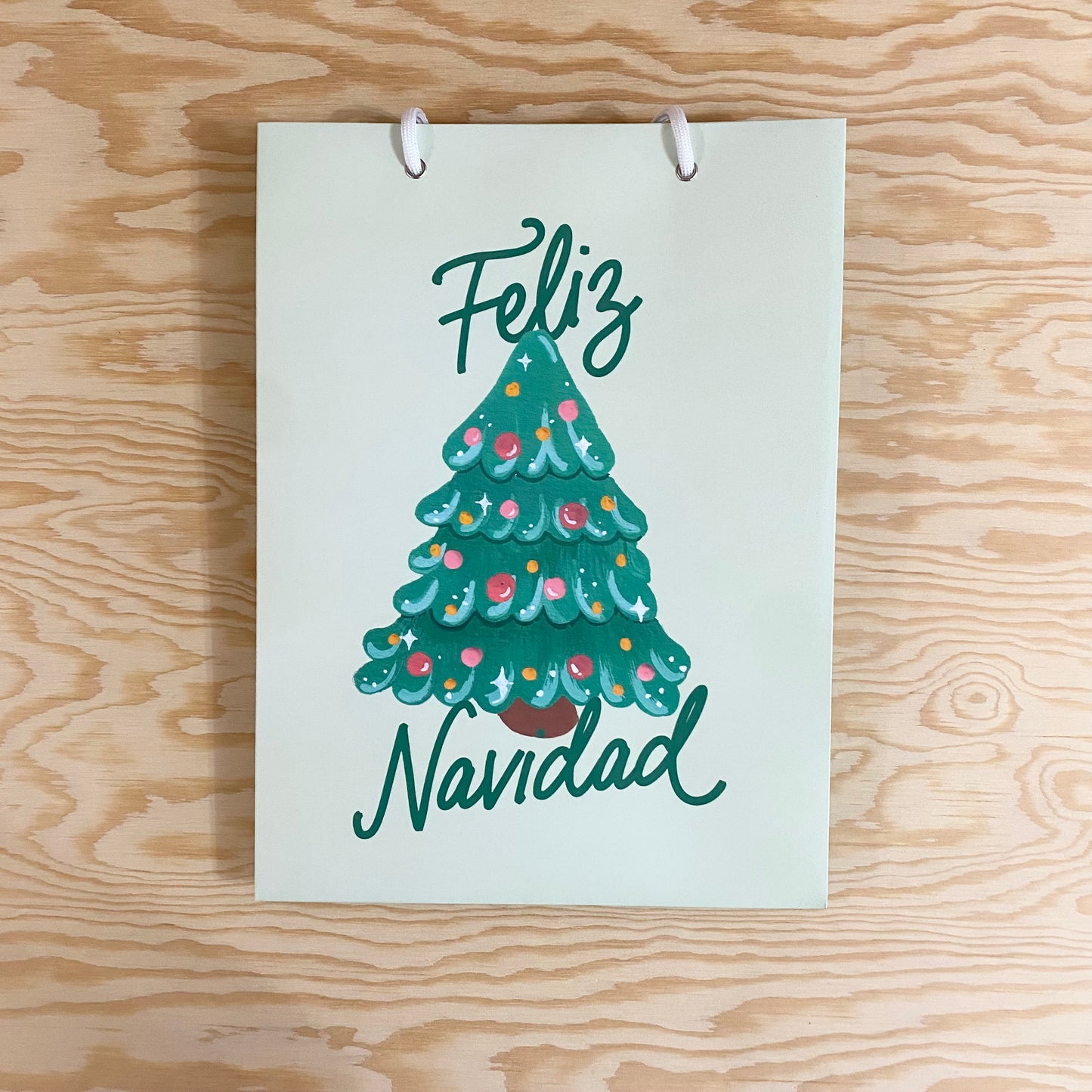 Feliz Navidad Gift Bag - Holiday Gift Bag