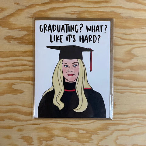 Elle Woods Legally Blonde Graduation Card