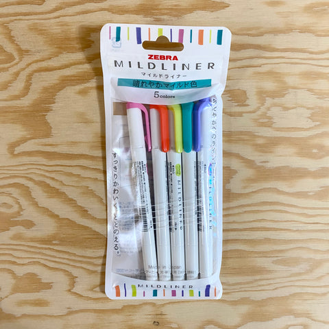 Mildliner 5 Color Set - Radiant