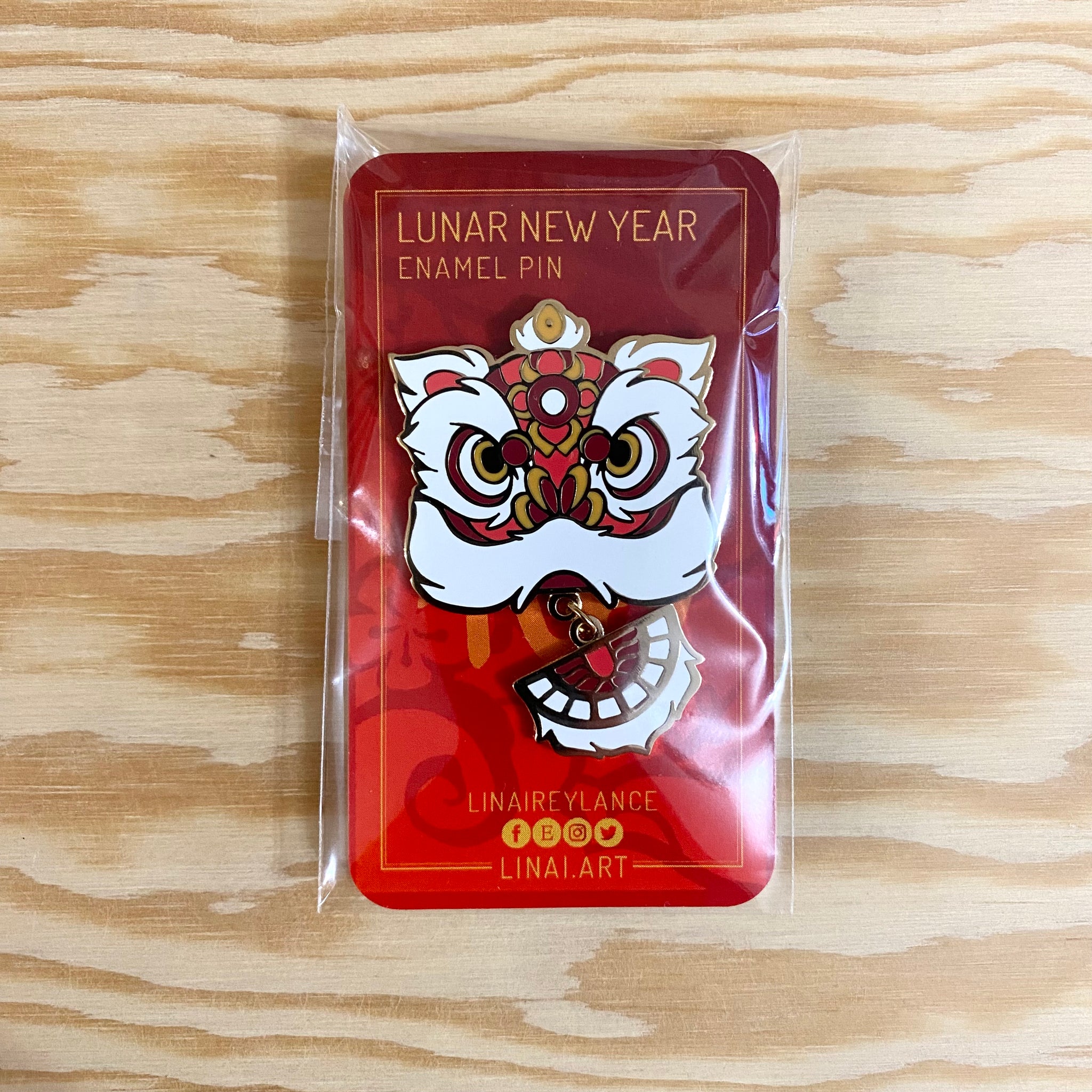 Lunar New Year - Lion Dance Enamel Pin