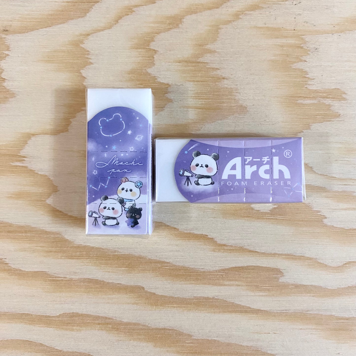 Mochi Mochi Panda Mini Arch Eraser - Star Panda