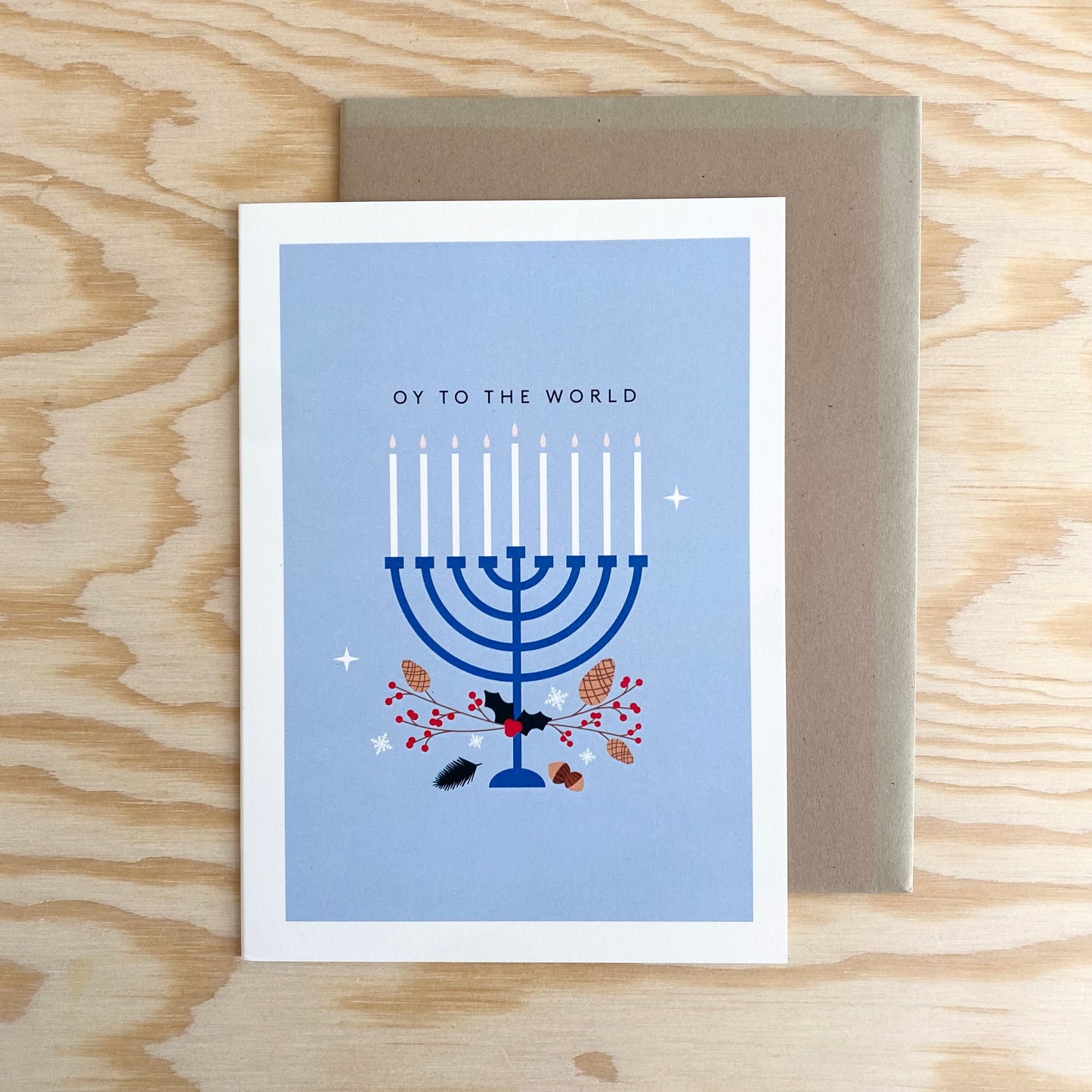 Oy to the World! Hanukkah Card