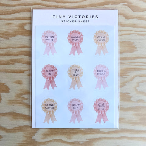 Tiny Victories Sticker Sheet