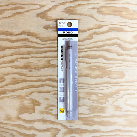 MONO Graph Lite Mechanical Pencil 0.3 - Grayish Brown