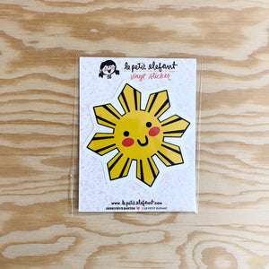 Philippine Sun Vinyl Sticker
