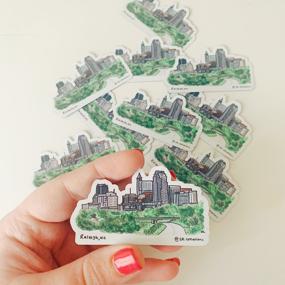 Downtown Raleigh Magnet