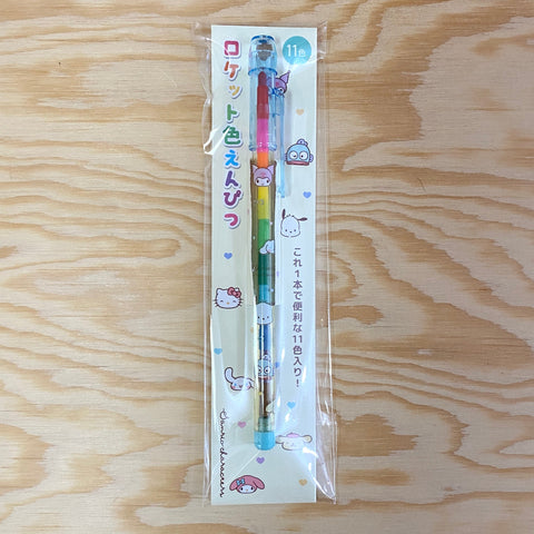 Sanrio Characters Rocket Stack Color Pencil