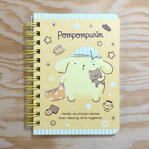 Pompompurin Spiral Mini Notebook