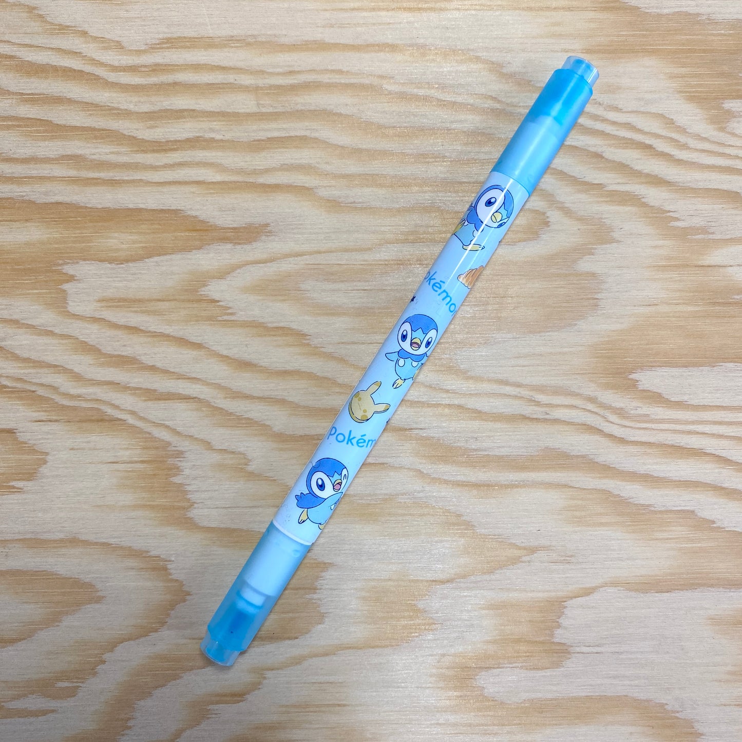 Pokemon Fluorescent Twin Pen - Piplup Blue