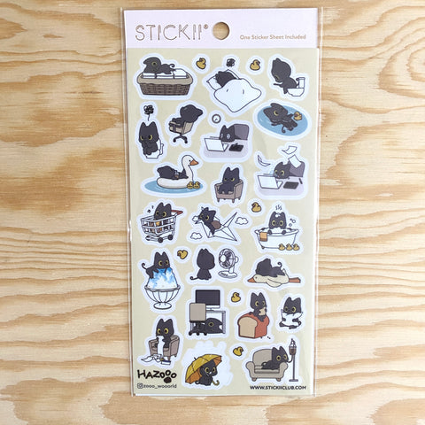 World of Cats Sticker Sheet