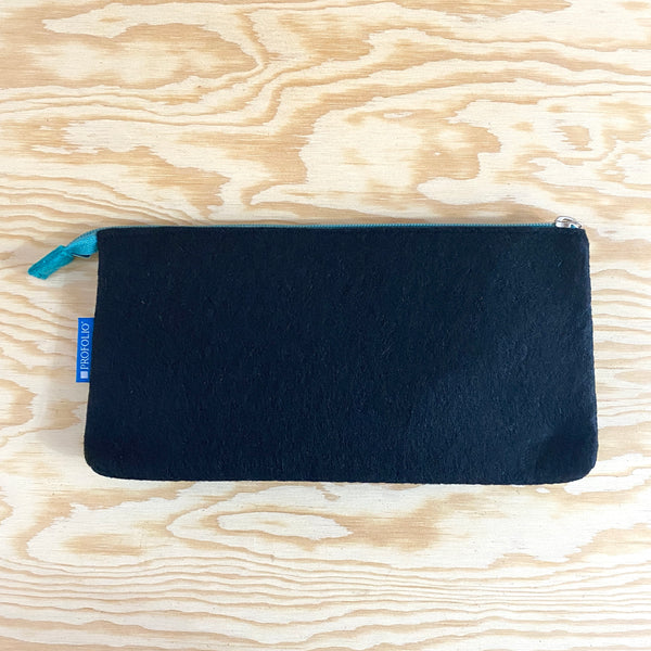 ProFolio Midtown Pouch: 5" x 9" / Black/Wintergreen