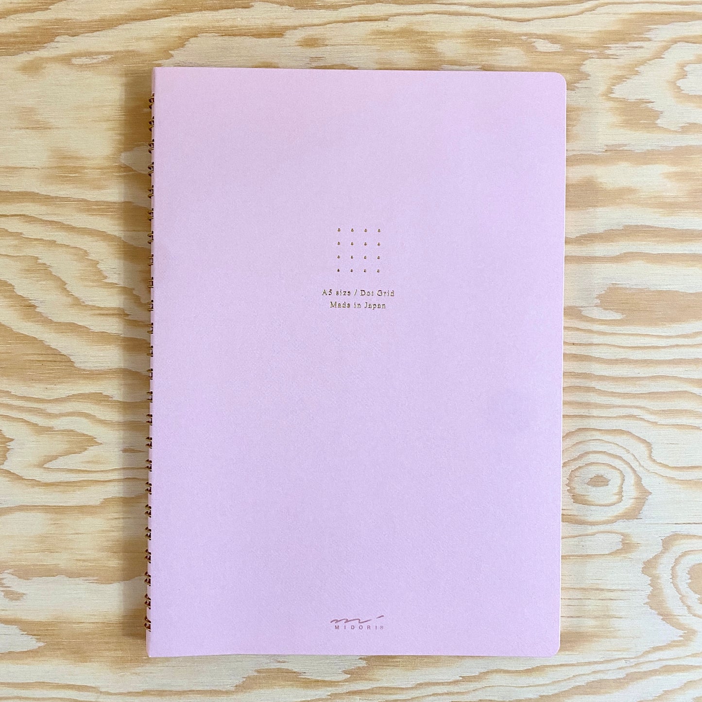 Soft Color Ring A5 Notebook - Pink