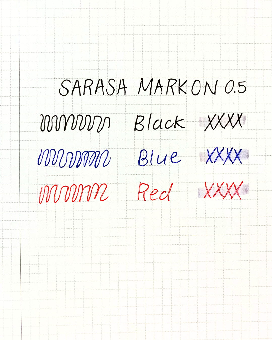 Sarasa Mark-On Ballpoint Pen 0.5mm