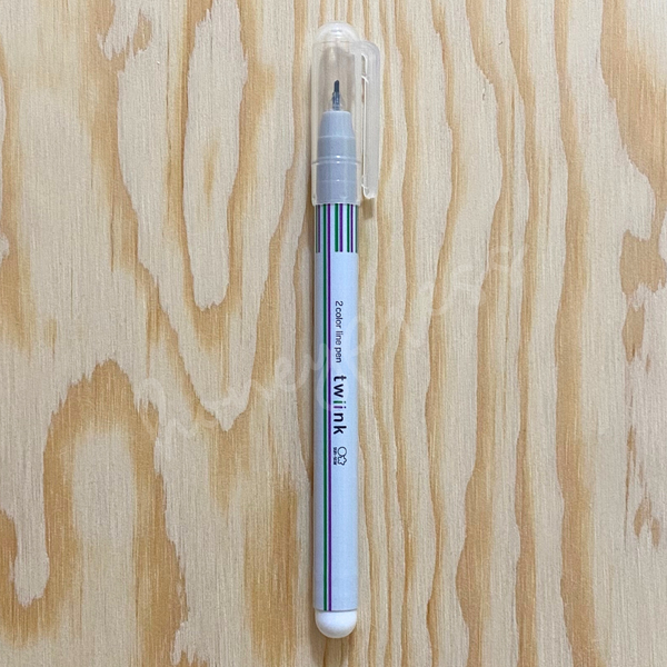 twiink Twin Ink Pen - Green x Violet
