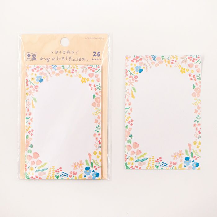 My Nichi Fusen - Flower Garden Sticky Notes