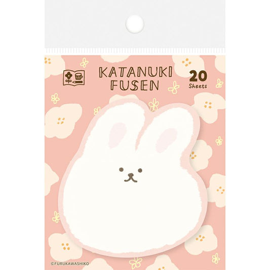 Watashi-biyori Katanuki Fusen - Mochi Rabbit Sticky Notes