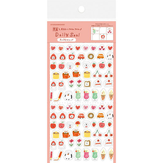 Watashi-biyori Red Planner Sticker Sheet