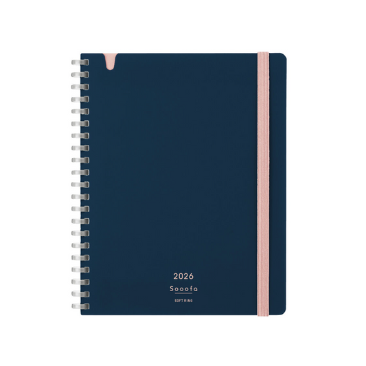 2026 Soofa Monthly B6 Planner - Navy