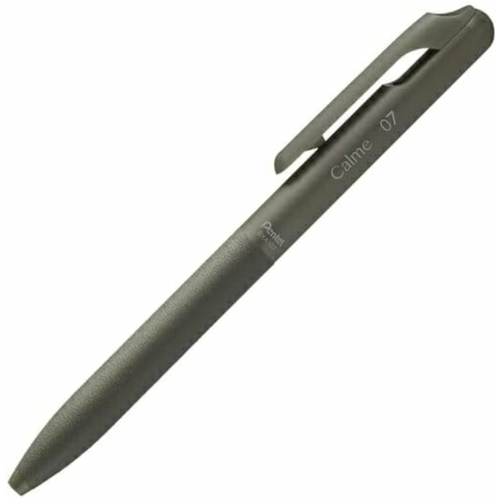 Pentel Calme Ballpoint Pen 0.7mm - Khaki Barrel