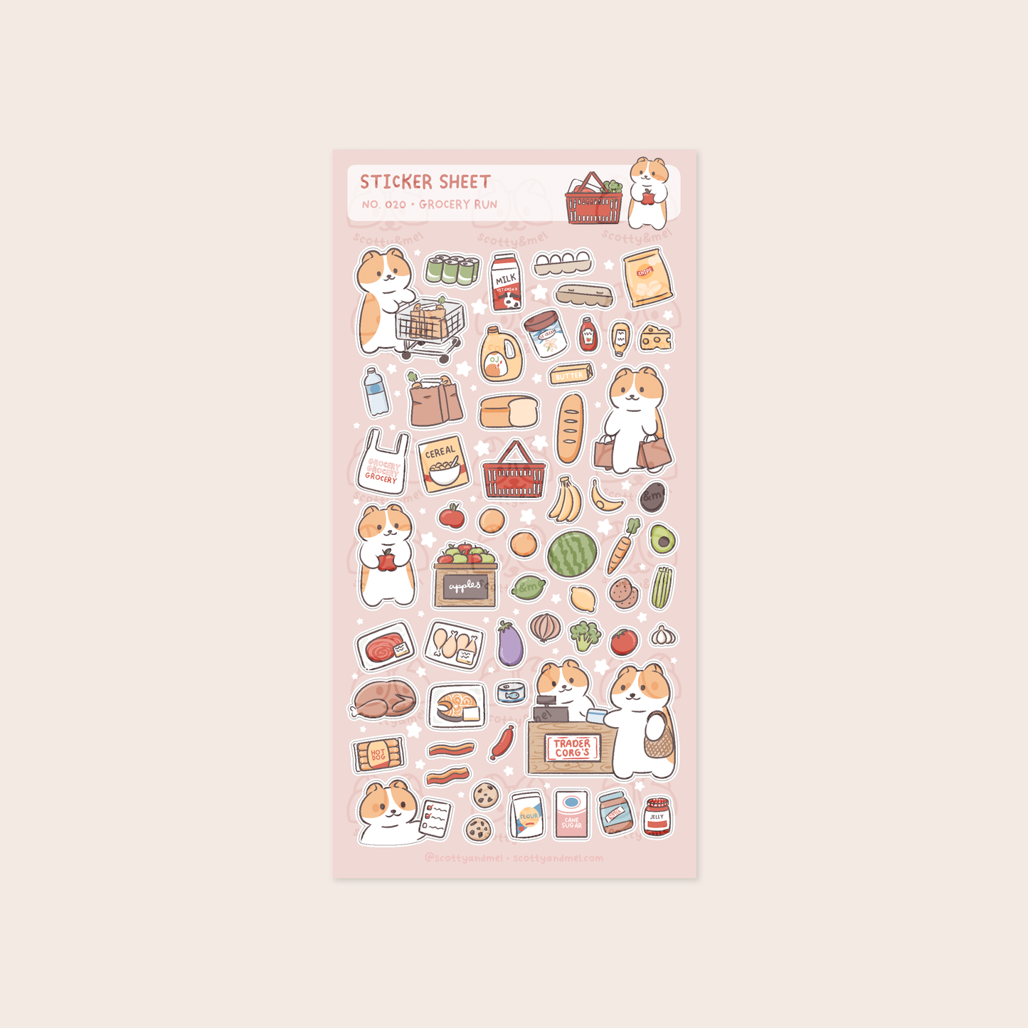 Grocery Run Sticker Sheet