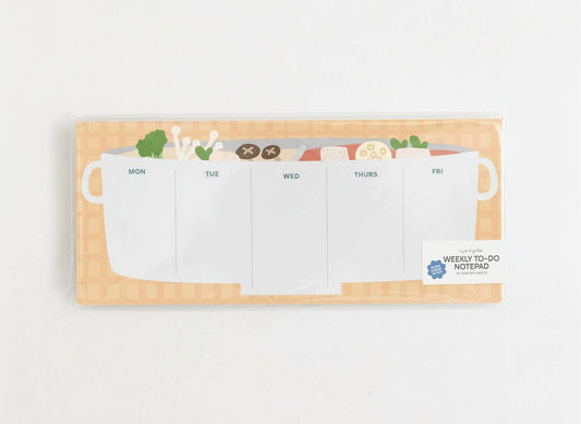 Hot Pot Weekly Planner Notepad