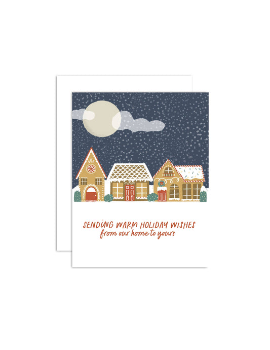 Gingerbread Home - Christmas/Holiday Greeting Card