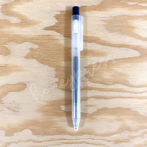 Knock Cap Ballpoint Pen 0.5 - Blue Black