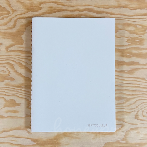 Septcouleur Labo A5 Notebook - Crisp White