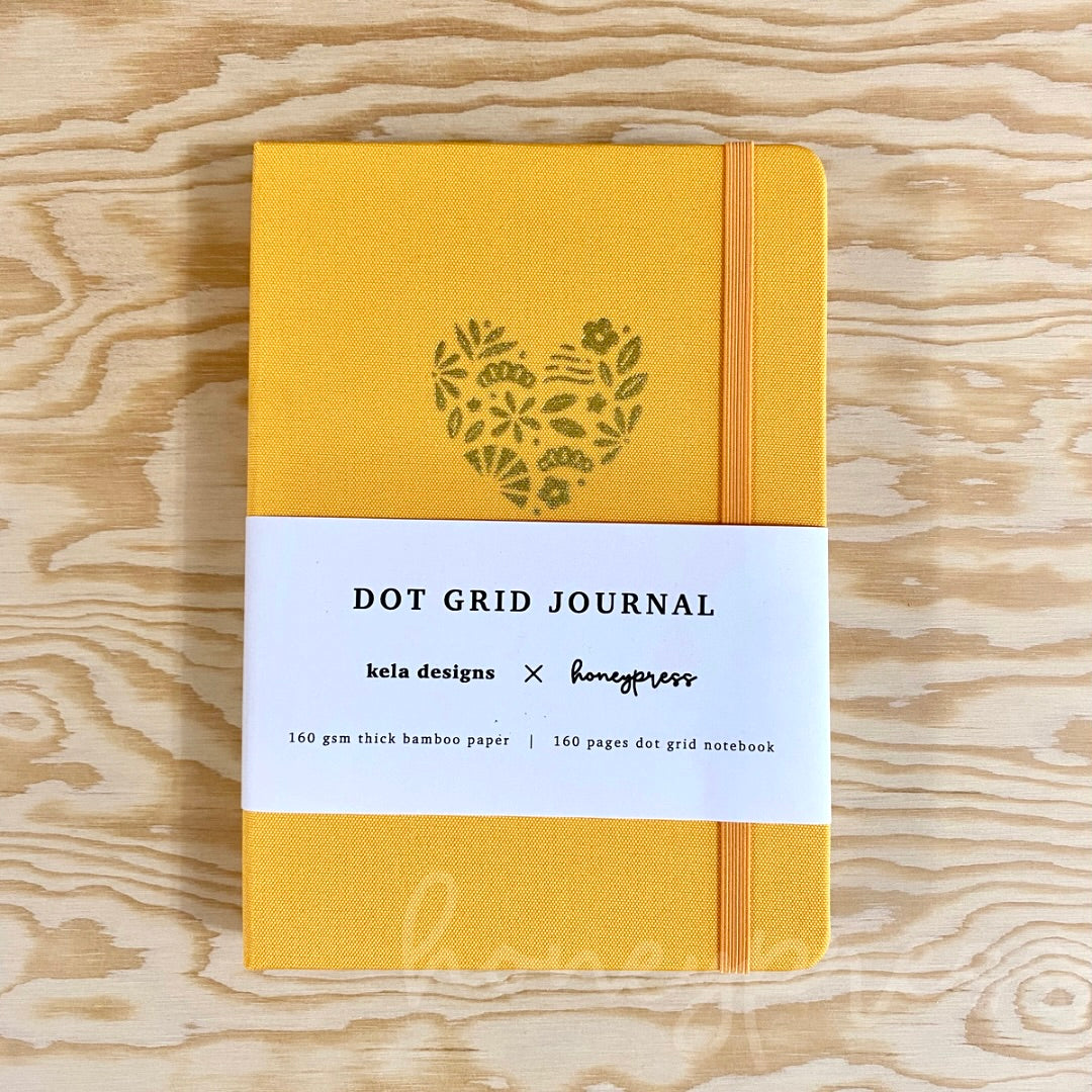 Golden Joy Dot Grid Journal