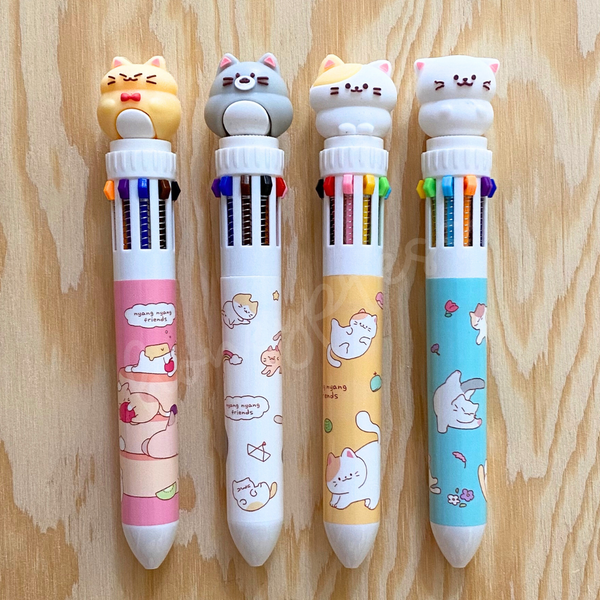 Nyang Nyang Cat 10 Color Multi-Pen