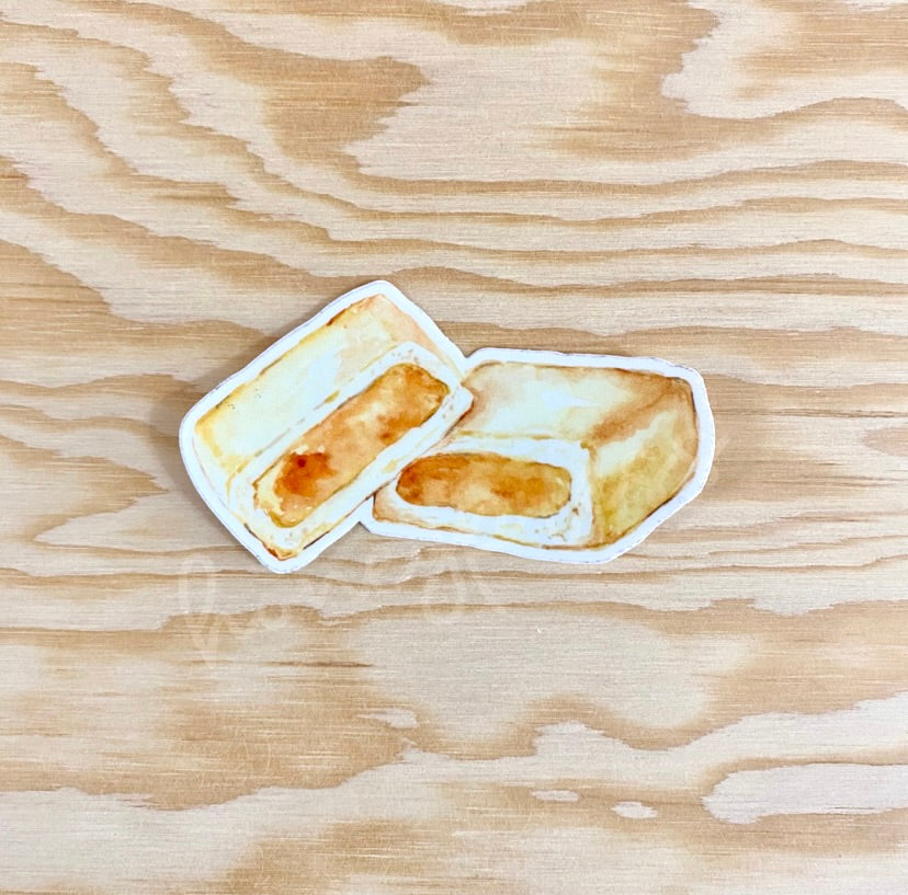 Taiwanese Pineapple Cake Lunar New Year Sticker Honeypress