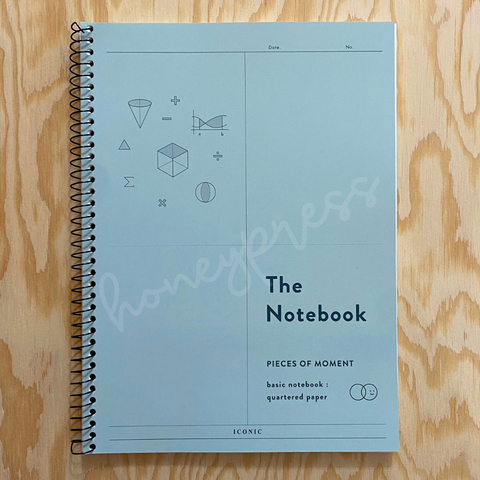 Basic Mathematics Quarter Grid Notebook - B5 - Mint