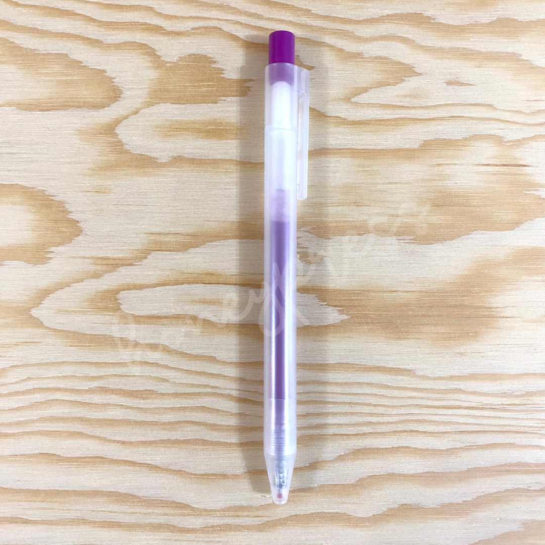 Knock Cap Ballpoint Pen 0.5 - Purple