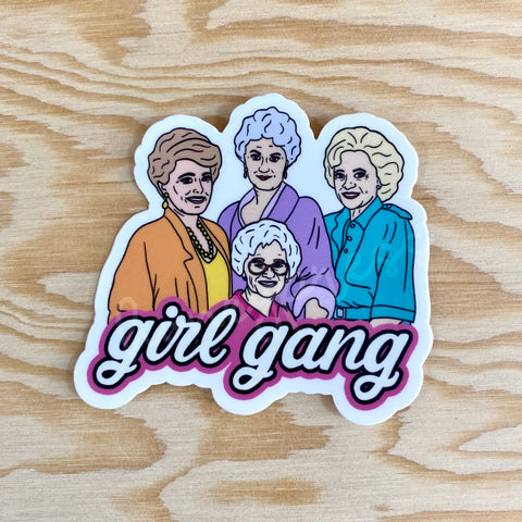 Golden Girls Girl Gang Sticker