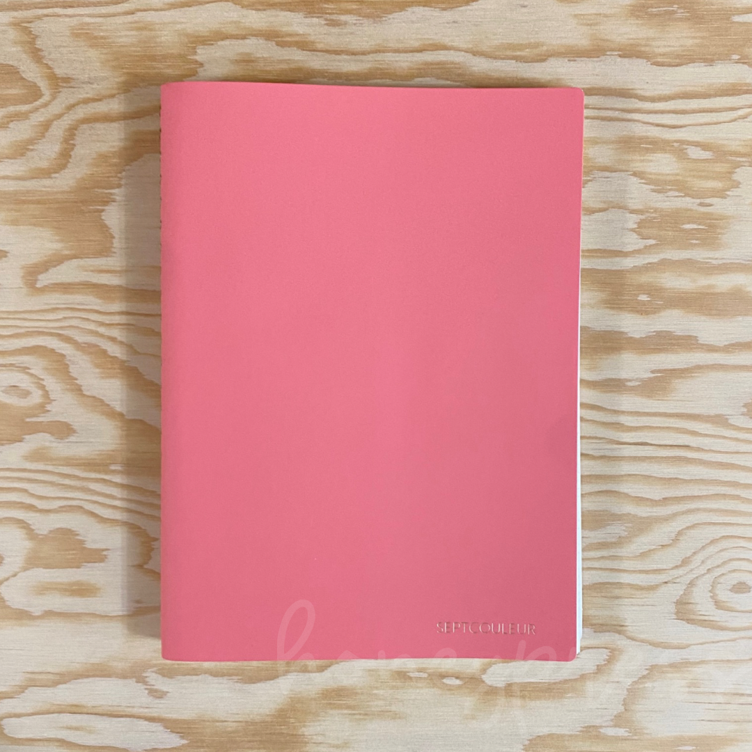 Septcouleur Labo Notebook - Coral Pink
