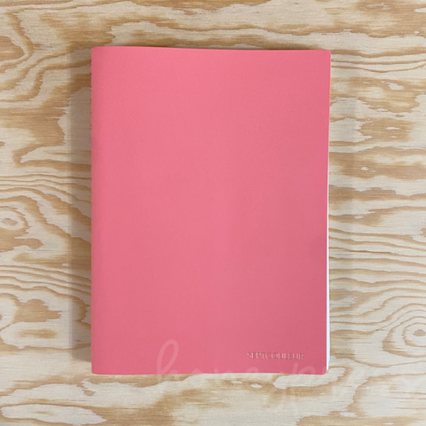 Septcouleur Labo A5 Notebook - Coral Pink